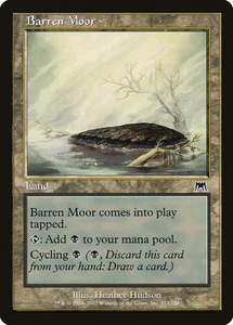 4x Barren Moor - MP - Onslaught Block - Magic The Gathering - SPARROW MAGIC - Imagen 1 de 1