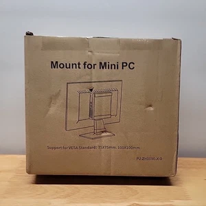 Universal Mini PC VESA Mount Bracket for HP Dell Intel NUC 75x75 100x100 - Picture 1 of 13