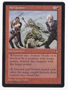 No Quarter #193 (NM) Tempest TMP Magic MTG - Foto 1 di 2