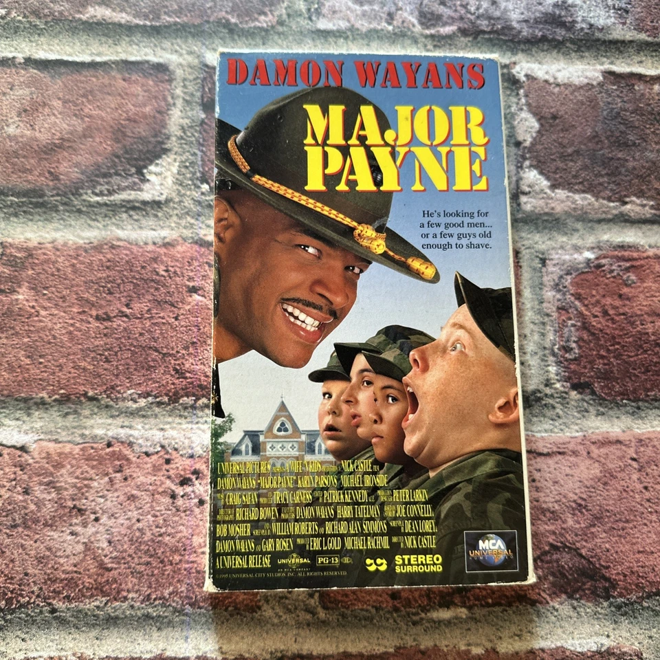 VHS Major Payne 1995 Damon Wayans Comedy - Image 1 of 4