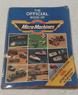 Vintage The Official Book Of Micro Machines Collectors Edition Full Color 80s - Image 1 of 4