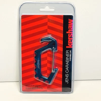Kershaw Jens Anso Carabiner Blue Titanium Carbo-Nitride Coating 1150BLUX - Image 1 of 4
