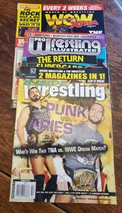 x3 Wrestling Magazines Inside Wrestling Pro Illustrated WOW Extra The Wrestler - Picture 1 of 4