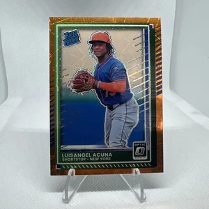 2025 Panini Donruss Baseball - Luisangel Acuna - Optic Orange Prizm - #/199 - Bild 1 von 2
