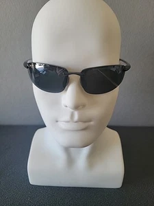 Maui Jim Sport Sunglasses Keokea M 407-02 Black Polarized MADE IN JAPAN - Picture 1 of 7