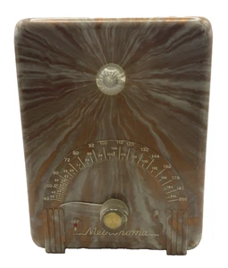 Art Deco BAKELITE Electric Metronome Crystalab Metronoma MP-100 Tested Working - Picture 1 of 11