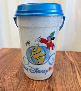 Walt Disney World 25 Aniversario Palomitas Cubo 1996 Mickey Sorcerer’s Hat Usado en Excelente Condición - Imagen 1 de 8