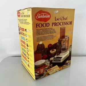 New Sealed Vintage Sunbeam Le Chef Food Processor Model 14-11 - Picture 1 of 7