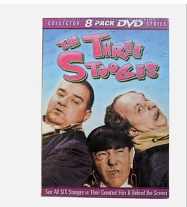 SEALED ~ THE THREE STOOGES Collector 8 Pack (DVD, Series 2005, 8-Disc Set) - Picture 1 of 2