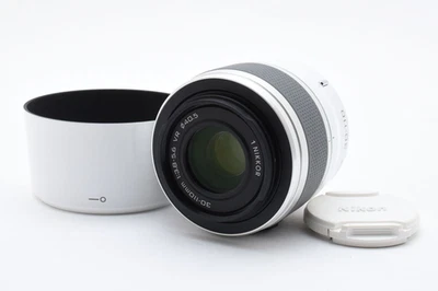 Nikon 1 NIKKOR VR 30-110mm f/3.8-5.6 White Zoom Lens w/ Caps from Japan - Image 1 of 4
