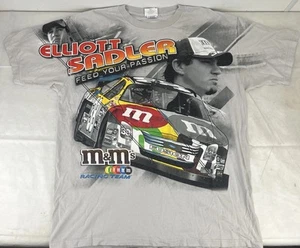 Vtg Elliott Sadler Chase Authentics M&M’s NASCAR Full Print Shirt Mens AOP XL - Picture 1 of 15
