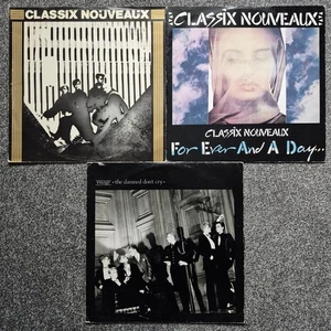 3 x Rare New Wave 12" Singles Classix Nouveaux Visage For Ever And A Day Vinyl - Picture 1 of 7