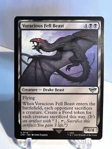 MTG Voracious Fell Beast The Lord of the Rings: Tales of Middle-earth 0113... - Picture 1 of 2