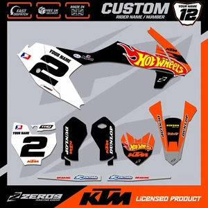KTM 50 65 MOTOCROSS GRÁFICOS PERSONALIZADOS MX GRÁFICOS SX50 SX65 HOT WHEELS - Imagen 1 de 8