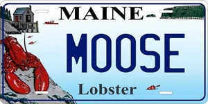 Maine Lobster Personalized Custom License Plate Car Motorcycle Bike - Bild 1 von 2