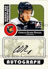 2008-09 ITG Heroes and Prospects Auto Update #ACR Charles-Olivier Roussel