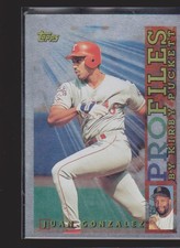 Juan Gonzalez Cards Inserts Vintage Premium Collection LOOK