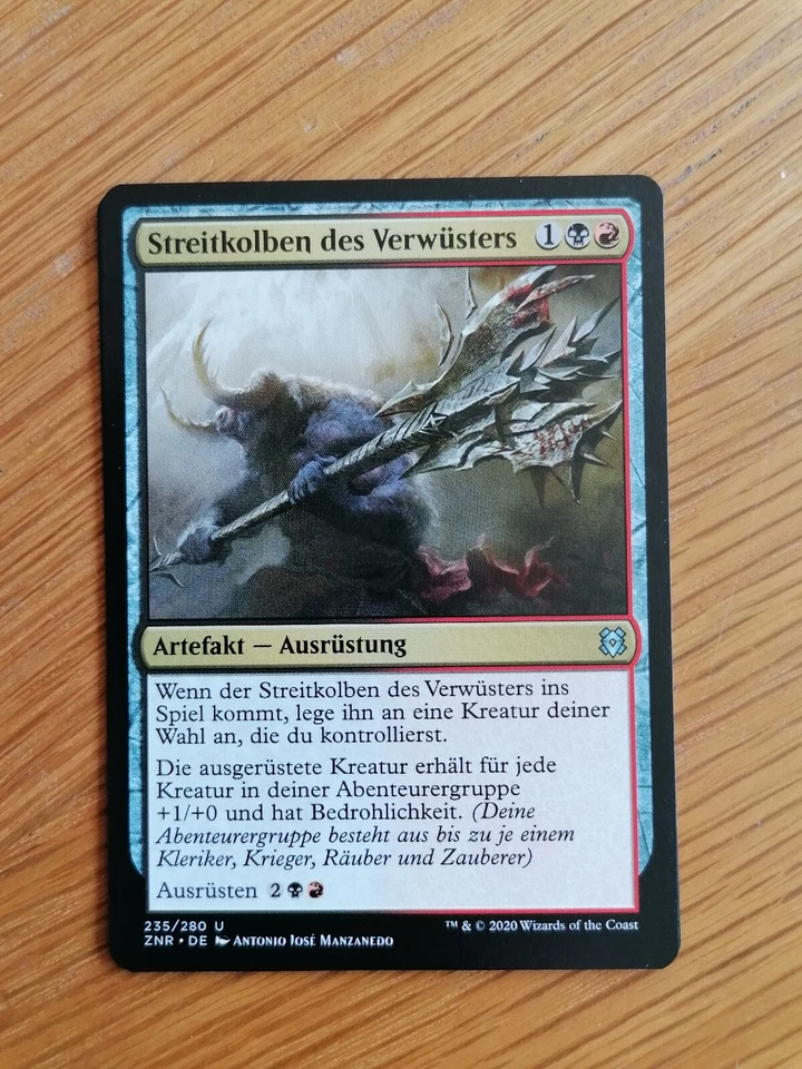 MTG MAGIC THE GATHERING ZENDIKAR RISING Streitkolben Des Verwüsters - Bild 1 von 1