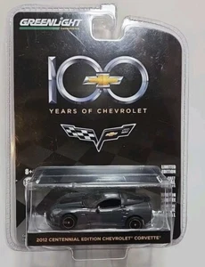 100 Years Chevrolet 2012 Centennial Edition Corvette 1:64 Greenlight New In Pkg - Picture 1 of 5