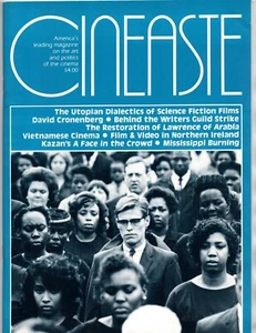 CINEASTE v.17 #2 1989 Sci-Fi Films CRONENBERG Mississippi Burning MOVIE MAGAZINE - Imagen 1 de 2