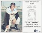 Willie Mays Signed San Francisco Giants 8X10 Career Stat Photo Beckett