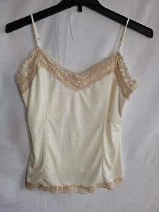 Victoria's Secret Women's Ivory Polyester Camisole Adj. Strap Size Large - Picture 1 of 6
