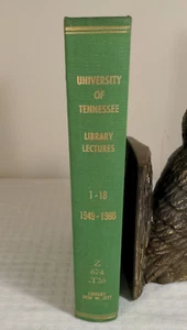 University of Tennessee 1949-1966 Library Lectures William Jesse UT Knoxville TN - Picture 1 of 8