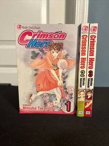Crimson Hero 1-3 englischer Manga Shojo Beat viz erster Druck - Bild 1 von 5