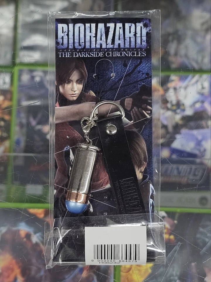 BIOHAZARD The Darkside Chronicles Charm Strap Capcom 2009 RESIDENT EVIL Keychain - Image 1 of 4