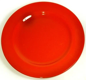 Juego 4 Platos de Cena Pier 1 Importaciones 10 3/4" Loza Patrón "Rojo" Hecho en España - Imagen 1 de 3