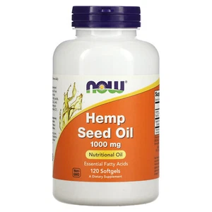 Hemp Seed Oil, 1,000 mg, 120 Softgels - Picture 1 of 3