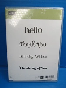 Stampin' Up! Four You Clear Mount Stamp Set - Retired! - Picture 1 of 3