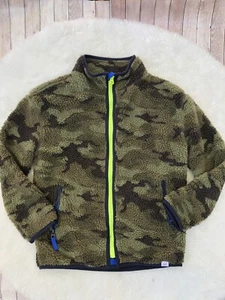 GAP KIDS Camo Sherpa Fleece Jacket Size 8 Youth B(9) - Picture 1 of 7