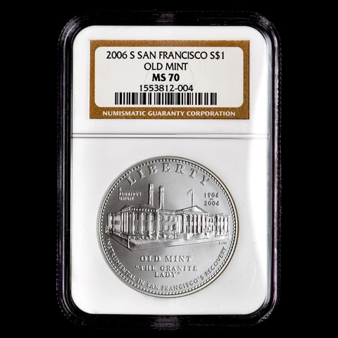 2006-S UNC SILVER DOLLAR $1 ✪ SAN FRANCISCO OLD MINT ✪ NGC MS-70 BU ◢TRUSTED◣ Cover