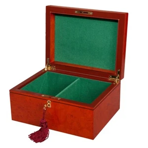 Caja de Ajedrez Premium - Elm Burl - con Logotipo de House of Staunton - Imagen 1 de 2