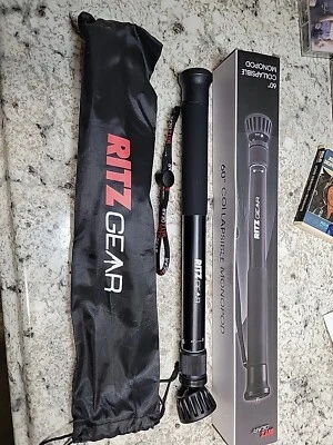 Ritz Gear 60" Collapsible Monopod, Black Brand New - Image 1 of 4