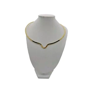 Damen Halskette Halsband goldfarben minimalistisch Choker - Bild 1 von 7