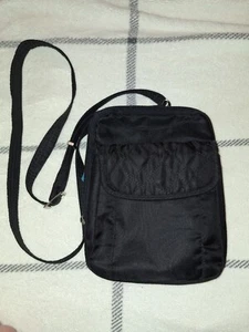 Travelon Anti-Theft Crossbody Bag With Stitching - Black - Twill Poly - Used - Picture 1 of 10