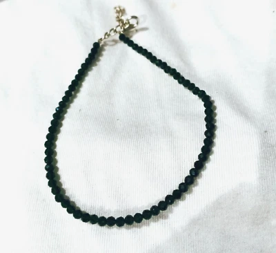 Pulsera Hecha a Mano con Espinela Verde Hágalo Usted Mismo Esmeralda Oscura Espinela Natural Pulsera Foto 1 de 4