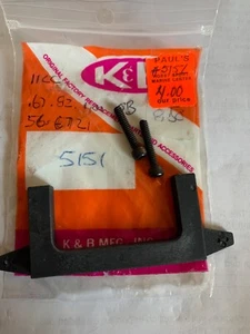 K & B Mecoa 11cc .61 .82 1.00 Outboard Steering Arm & Screws #5151 NOS HTF - Picture 1 of 5