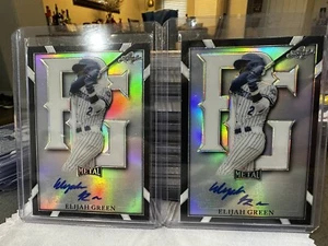 2021 2 Hojas Juego Perfecto Elijah Verde Negro Refractor 5/15 6/15 RC Automático 💥 SSP - Imagen 1 de 2