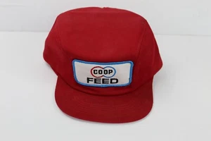 Parche de alimentación cooperativa vintage sombrero de granja oreja roja cubierta para cuello - Imagen 1 de 12