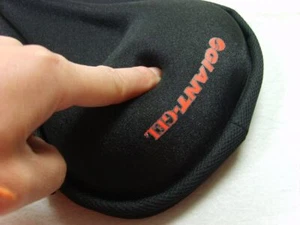 Funda de asiento de sillín de bicicleta Lycra de gel acolchado extra grueso - Comodidad con diseño 3D - Imagen 1 de 3
