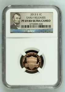 2013 S 1C SPECIAL PORTRAIT LABEL NGC PF 69 RD ULTRA CAMEO LOW MINTAGE - Picture 1 of 6