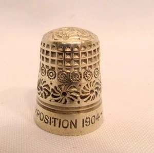 SOUVENIR FINGERHUT ST LOUIS AUSSTELLUNG 1904 - KANN STERLINGSILBER SEIN - UNA (EZS001944) - Bild 1 von 4