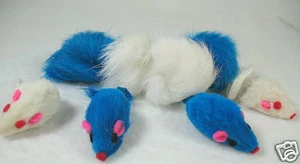 8 holiday HANUKKAH fur ball mice cat toy toys gift H2 - Picture 1 of 1