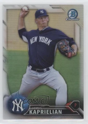 2016 Bowman Chrome Prospects Refractor /499 James Kaprielian #BCP71 - Image 1 of 2