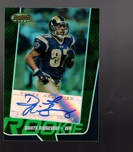 A7305- 2005 Bowman's Best Green #140 Dante Ridgeway Auto /599 - NM-MT - Picture 1 of 2