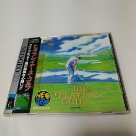 TOP PLAYER'S GOLF SNK NEOGEO CD Game Software Retro Vintage Video Game Sports JP