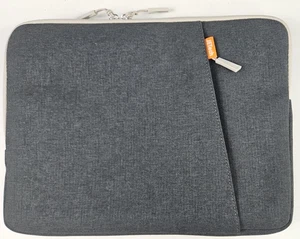 JETech Custodia per Laptop per Computer Portatile 13/14 Pollici Custodia Grigio Scuro - Foto 1 di 4